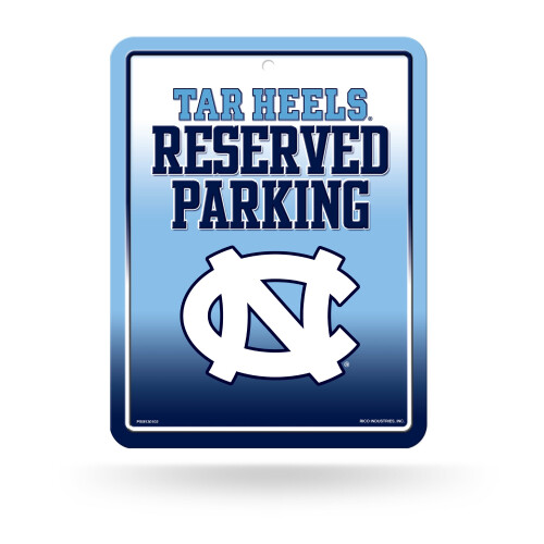 North Carolina Tar Heels Metallparkschild