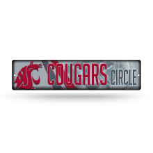 Rico Industries NCAA Washington State Cougars 16-Zoll-Straenschild aus Kunststoff, Dekor