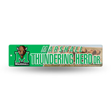 Rico Industries NCAA Marshall Thundering Herd Straenschild aus Kunststoff, 10,2 x 40,6 cm