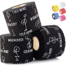 WARM BODY COLD MIND 1.85"" Nastro per sollevamento pesi - Nastro con presa a gancio per Powerlifting Cross Training Nastro per palestra Allenament