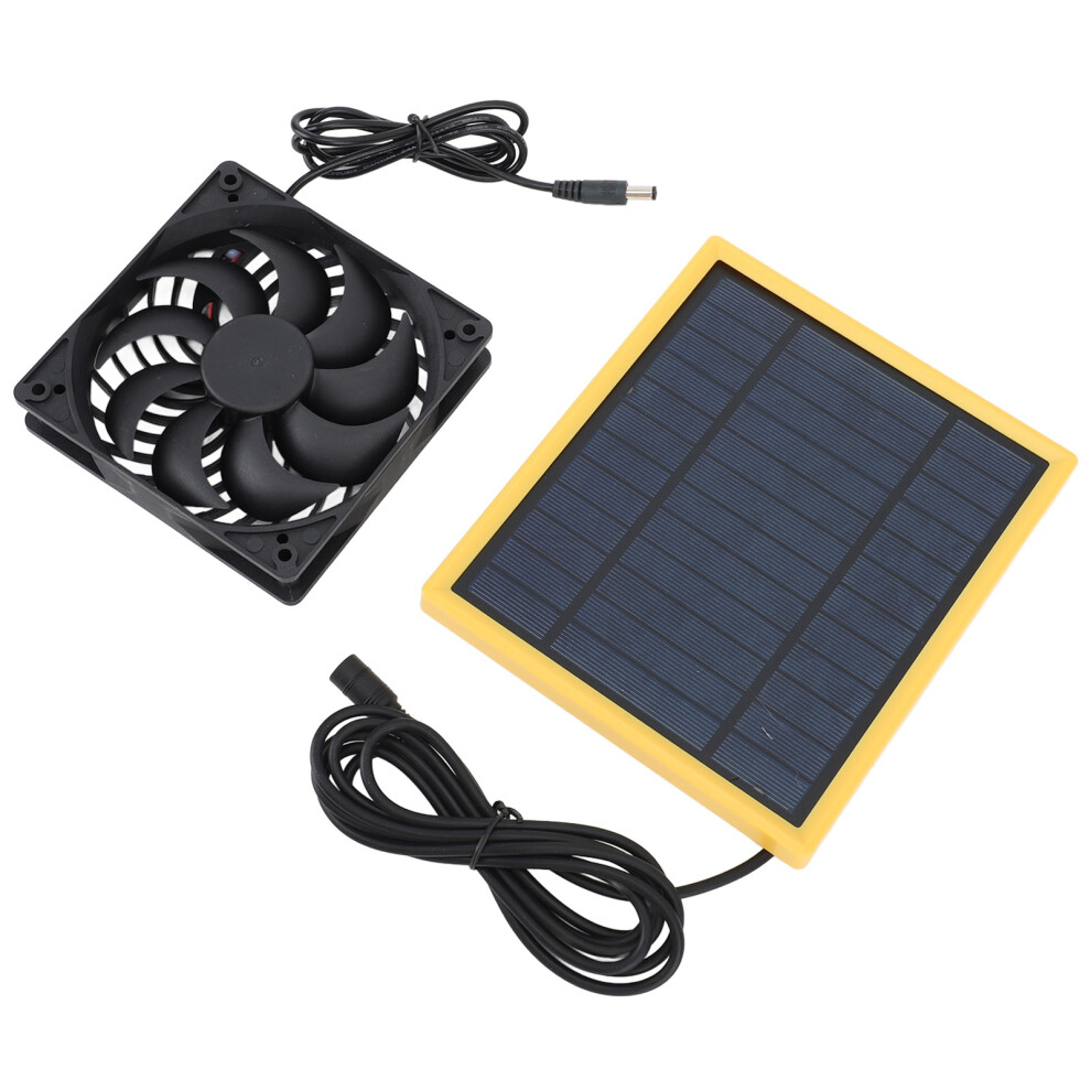 20W Waterproof Solar Panel Fan Kit For Coops, Greenhouses & Sheds 7901349615128