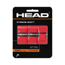Head Unisex Erwachsener 12 xtremesofttm Head Xtreme Soft Racquet Overgrip Tennis Racket Grip Tape 3 Pack Red Pack uns
