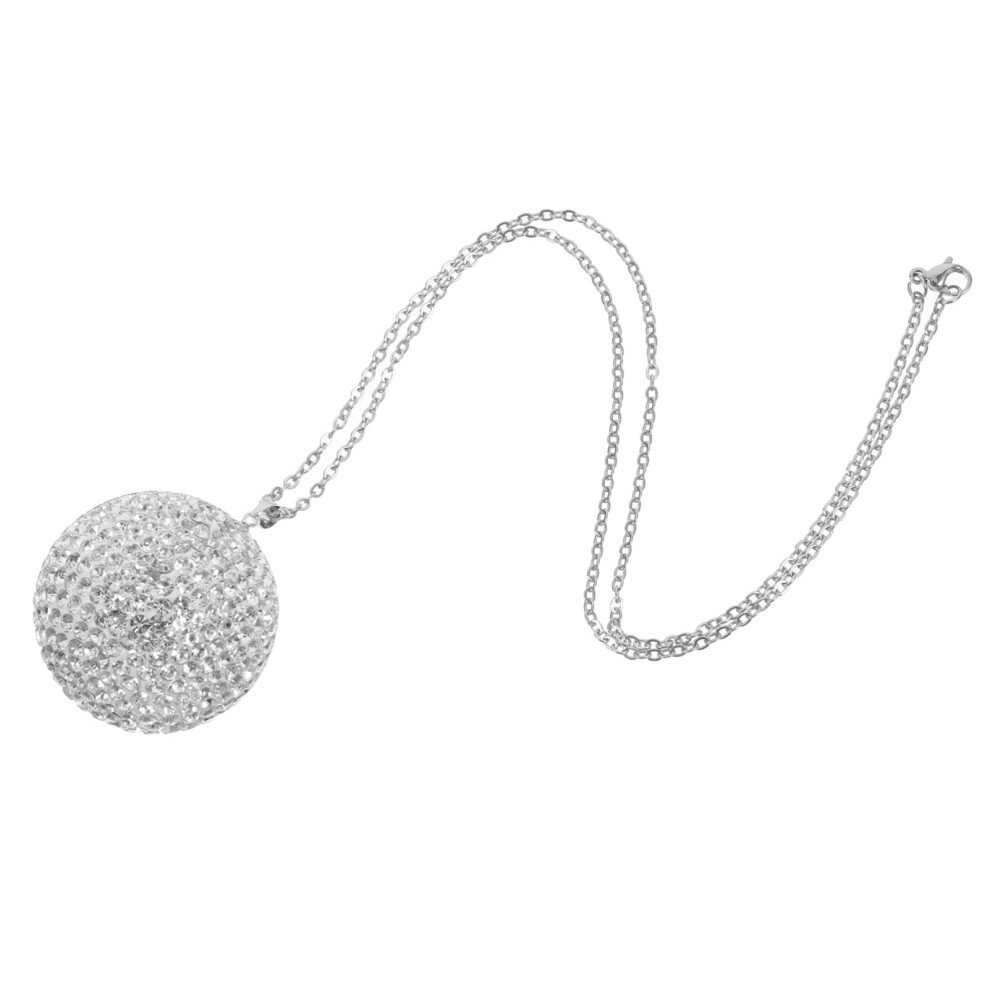 Car Crystal Ball Pendant Rearview Mirror Ornament Crystal Ball Hanging Decoration Interior Car Ornament Diamonds 9084446916997