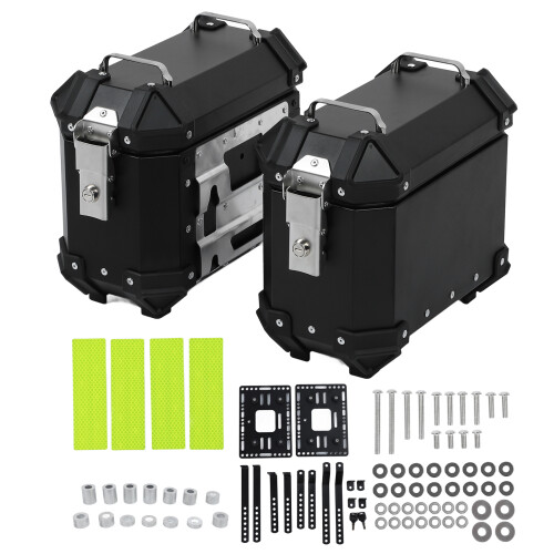 Motorcycle Side Case Aluminum Alloy 18L Hardshell