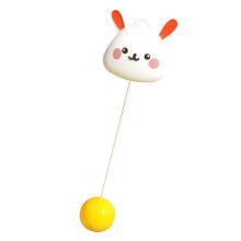 Indoor Table Tennis Hanging Wave Elasticity Trainer, Adjustable Height, PP and ABS Material, Family Interaction