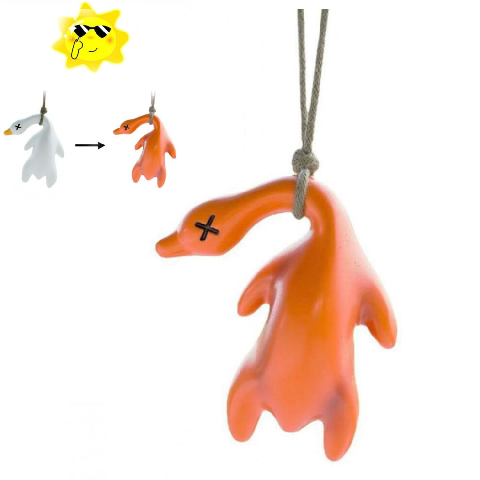 Color Changing Roast Duck Car Pendant Sun-Activated Car Mirror Ornament Uv Temperature Indicator For Cars And Bicycles 9084446917161