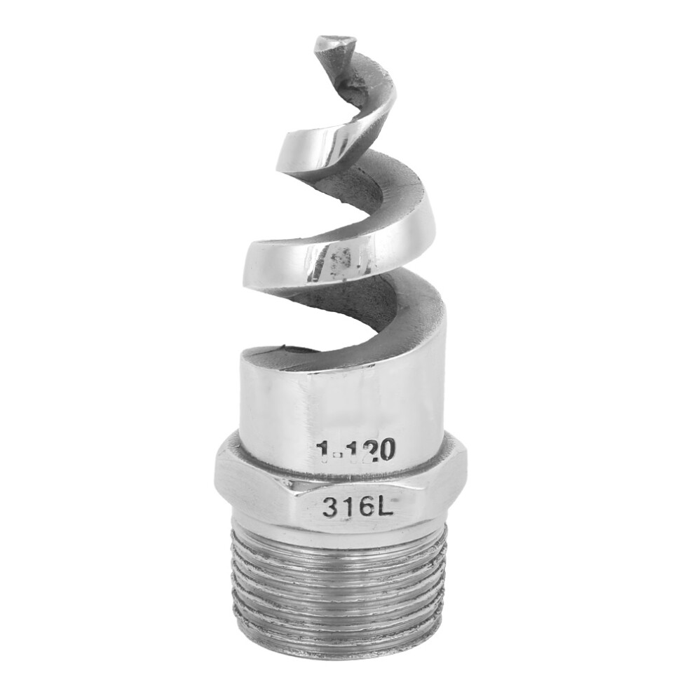 Spiral Nozzle SPJT 316L Stainless Steel Male