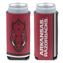 Wincraft NCAA Arkansas Razorbacks Slim Can Cooler Team Couleurs Taille unique