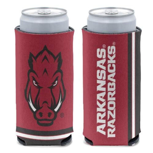 Wincraft NCAA Arkansas Razorbacks Slim Can Cooler Team Couleurs Taille unique