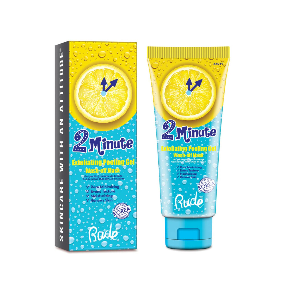 Rude - 2 Minute Exfoliating Peeling Gel Wash-Off Mask