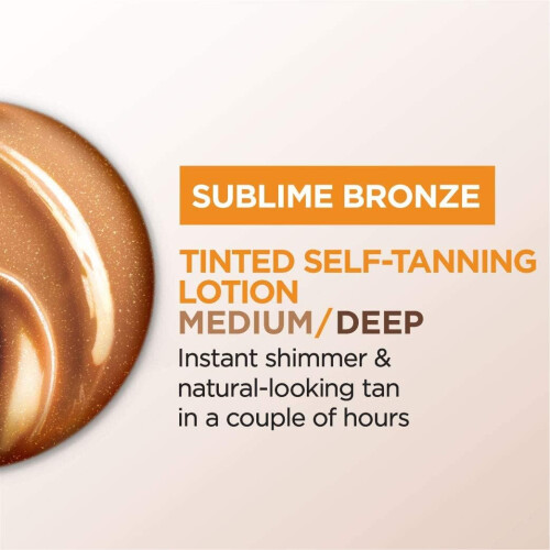 L’Oréal Paris L'Oreal SUBLIME BRONZE Toned Self-Tanning Lotion Medium Natural Tan 5 oz 2