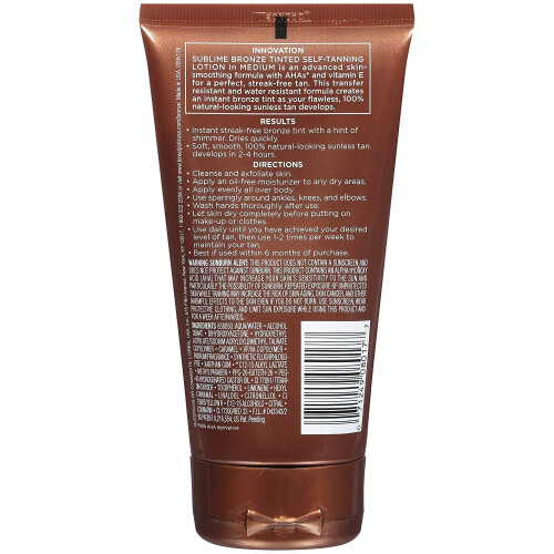 L’Oréal Paris L'Oreal SUBLIME BRONZE Toned Self-Tanning Lotion Medium Natural Tan 5 oz 1