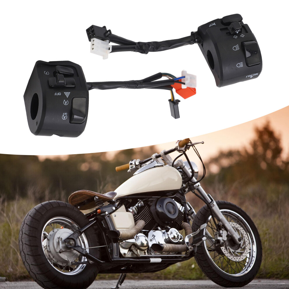 Universal 7/8 Inch Motorcycle Handlebar Switch For Nvx 155 & Nmax 155 Light 7901349617672