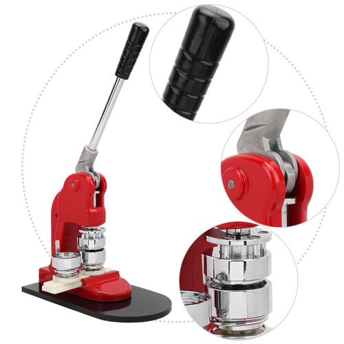 Aluminum Alloy 32mm Badge Maker Machine with Consumables 2