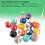 16Pcs Billiard Balls Set US Style Pool Ball Resin 14