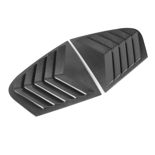 Pair of Rear Side Window Louver Cover Left Right 2
