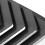 Pair of Rear Side Window Louver Cover Left Right 14