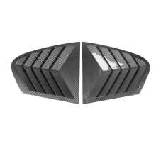 Pair of Rear Side Window Louver Cover Left Right