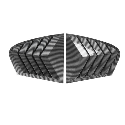 Pair of Rear Side Window Louver Cover Left Right