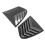 Pair of Rear Side Window Louver Cover Left Right 4