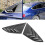 Pair of Rear Side Window Louver Cover Left Right 11