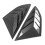 Pair of Rear Side Window Louver Cover Left Right 9