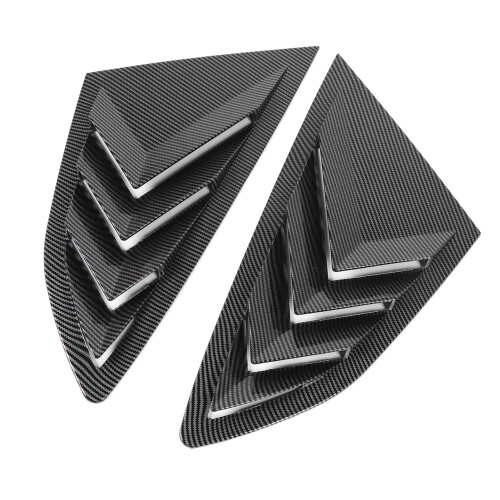 Pair of Rear Side Window Louver Cover Left Right 1