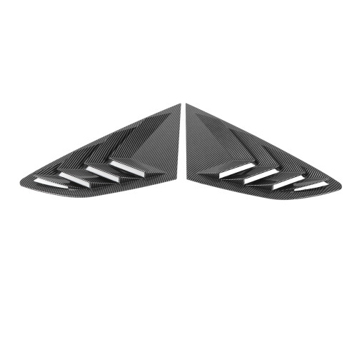 Pair of Rear Side Window Louver Cover Left Right