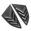 Pair of Rear Side Window Louver Cover Left Right 10