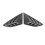 Pair of Rear Side Window Louver Cover Left Right 4