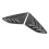 Pair of Rear Side Window Louver Cover Left Right 5