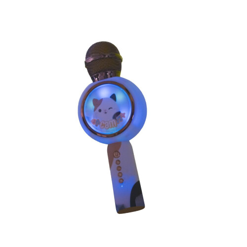 Lazerbuilt Squishmallows Cam the Cat Karaoke Microphone 2