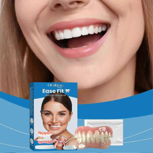 Silicone Reline Denture Set Comfort Fit Dentures Teeth Replacement Set 2
