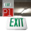 Green LED EXIT Sign for Emergencies 1000mAh Battery Wide Application 13
