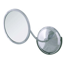 Double Vision? Gooseneck Vanity/Wall Mount Mirror 5X/10X Magnification, Made in the USA