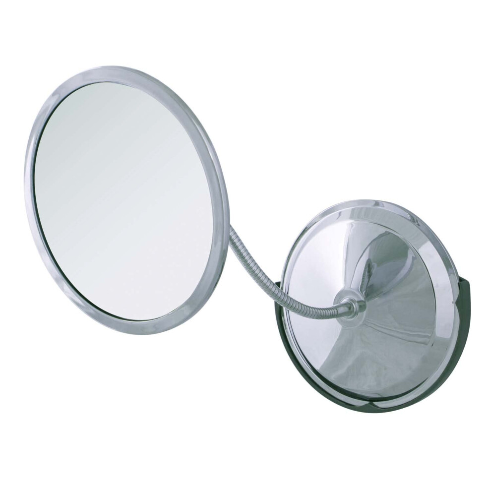 Zadro Double Vision? Gooseneck Vanity/Wall Mount Mirror 5X/10X Magnification, Made In The Usa