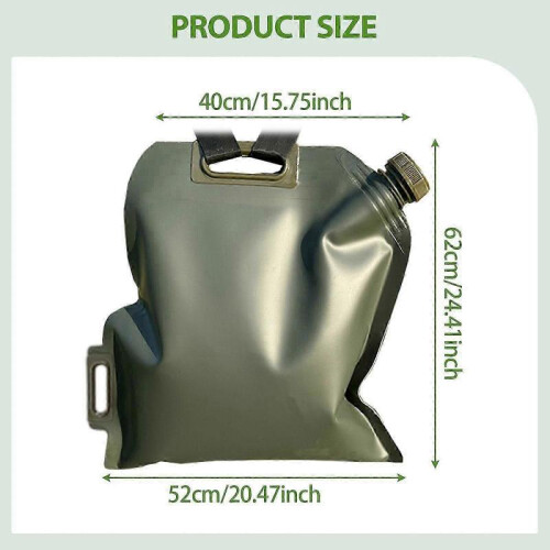 (20L) Soft Oil Bag Bladder Fuel Container Convenient Replacement Foldable for Outdoor Use 2