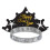 Black and Gold New Year Shimmer Tiara - 1 Pc 4