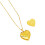 Stylish Heart Locket Necklace Adjustable Length-Iet sbetagether 1