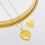Stylish Heart Locket Necklace Adjustable Length-Iet sbetagether 6