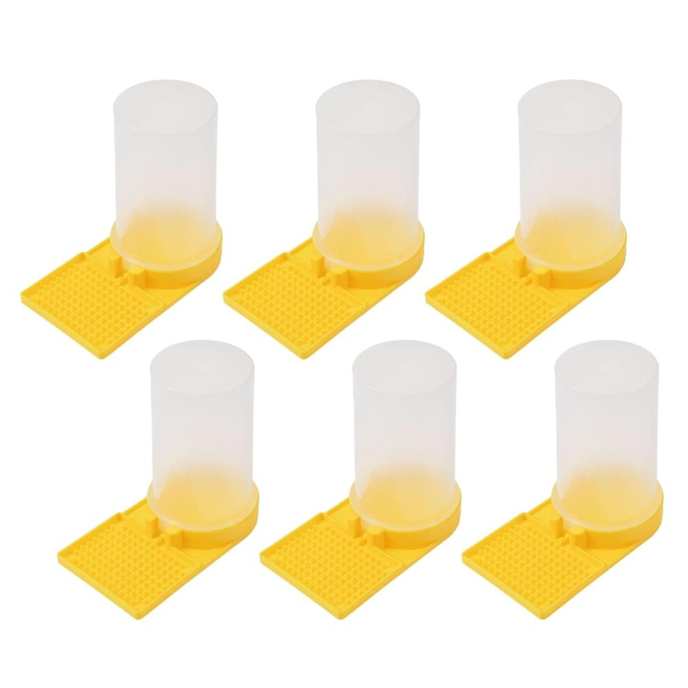 Bee Watering Station 6 Pack Bee Cups For Bees Garden Beekeeping Equipment Entrance Feeder Easy To Use-image-OPC-PKGS856-NEW