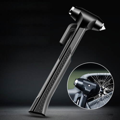 Multi-Function Car Safety Hammer Emergency Escape Tool ABS Metal 2