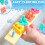 Banh Works Splash Stack & Sort Shape Sorter & Stacking Brinquedo de banho para crianas | 20 peas de espuma | Classificao de cores e empilhame 4