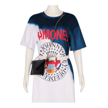 (1 set, XXXL) My Fault Noah Cosplay Costume Graffiti Short Sleeve Role Play Set Game Anime Movie Performance Outfit Women's T-shirt+Belt+Bag