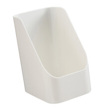 Kitchen & Vanity Cosmetic Organizer Plastic Brush Holder 7.9 inches White
