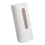 Wall Mount Cup Dispenser with Lid, Ivory White, 8.6x22.2x9.2cm 5