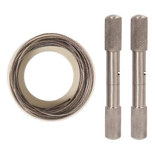 Wire Saw Dehorning Tool Manual Wire Saw For Goat Horn Removal Hand Tool With Handles Outdoor Camping Carpentry
