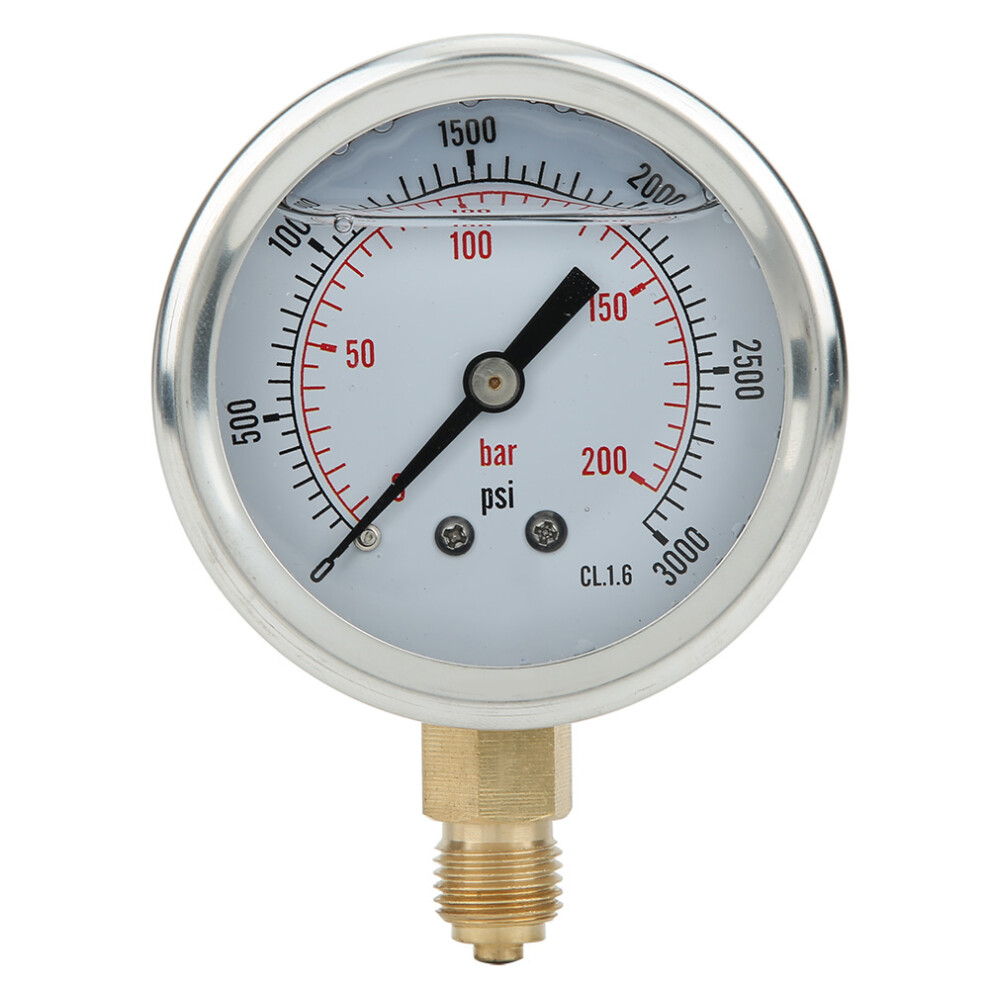 TS PGG604-200bar 1/4BSP Y60 Radial Pressure Gauge