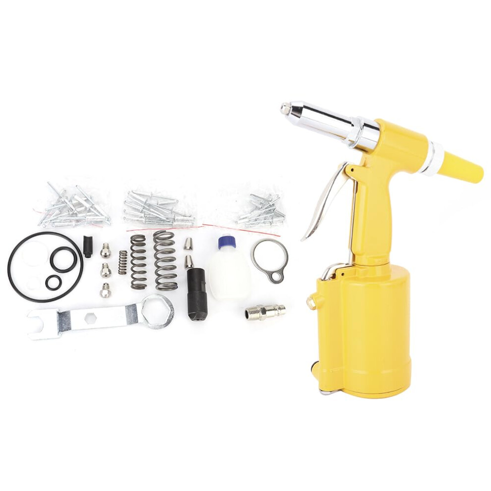 Pneumatic Riveter Rivet Gun Compatible With European Style Inlet Connector 0.09 0.13 0.16 0.19 Inch Replacement 9084446918533