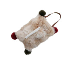 (Coffee Color) Portable Plush Tissue Bag Soft Polyester Materials For Cozy Home Decors And Convenient Storage In Living Room Or Office White